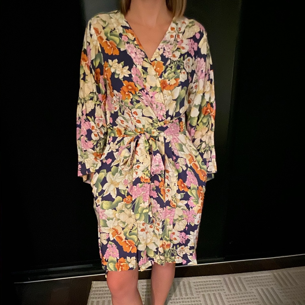 Yumi Kim floral super soft robe